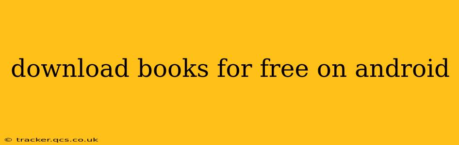 download books for free on android