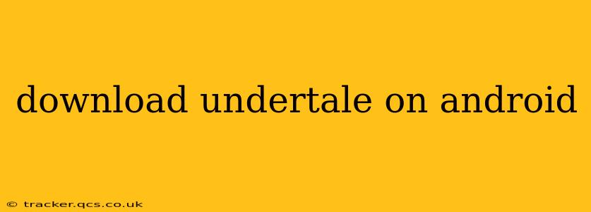 download undertale on android