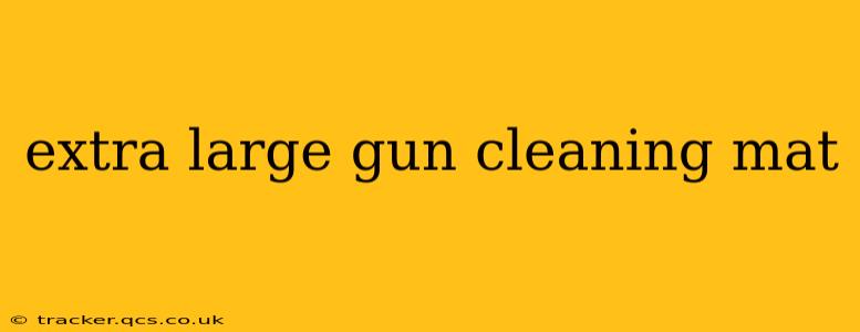 extra large gun cleaning mat
