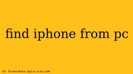 find iphone from pc