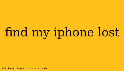 find my iphone lost