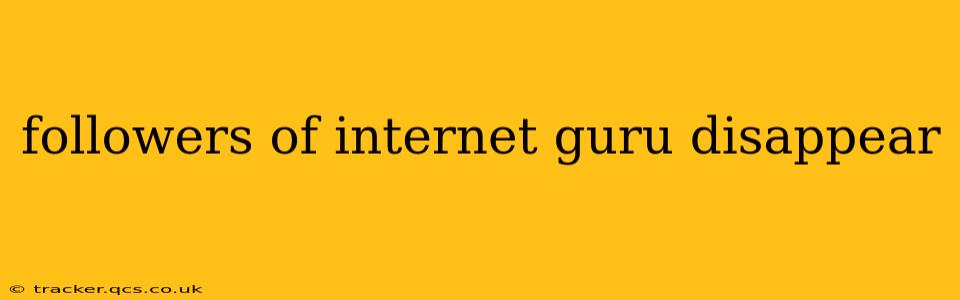 followers of internet guru disappear