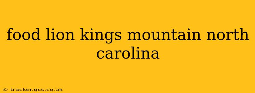food lion kings mountain north carolina