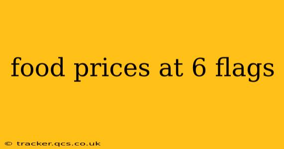 food prices at 6 flags