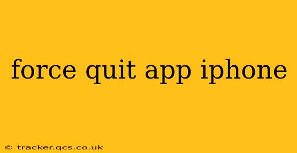 force quit app iphone