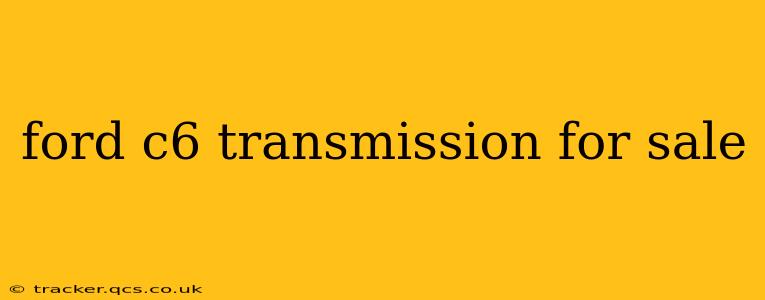 ford c6 transmission for sale