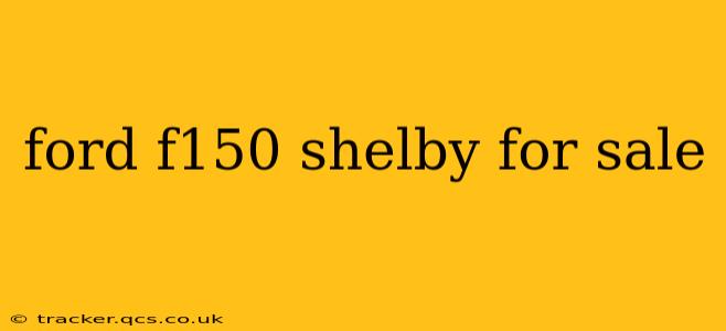 ford f150 shelby for sale