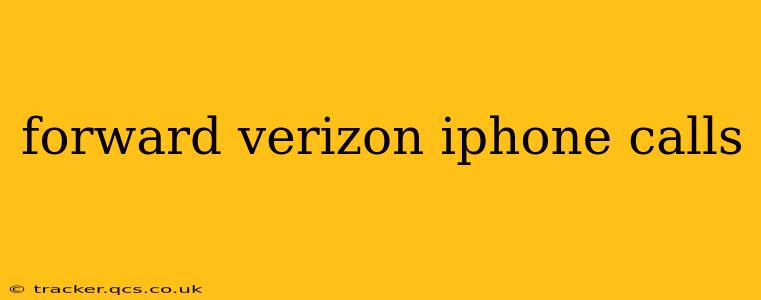forward verizon iphone calls