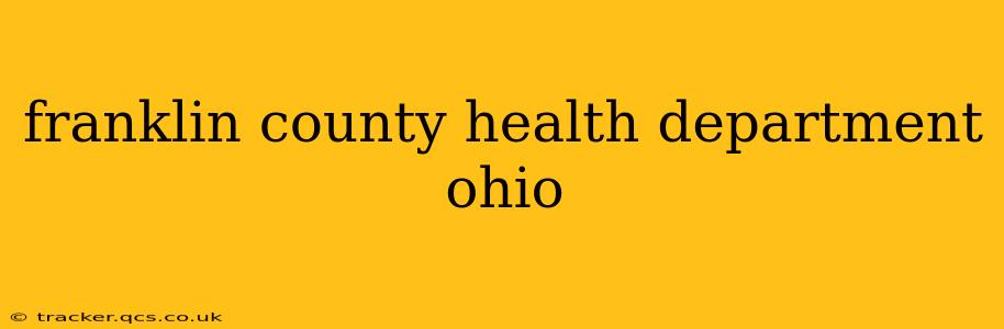 franklin county health department ohio