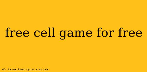free cell game for free