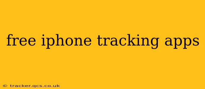 free iphone tracking apps