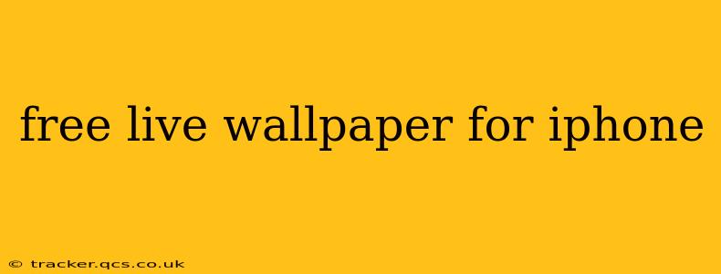 free live wallpaper for iphone