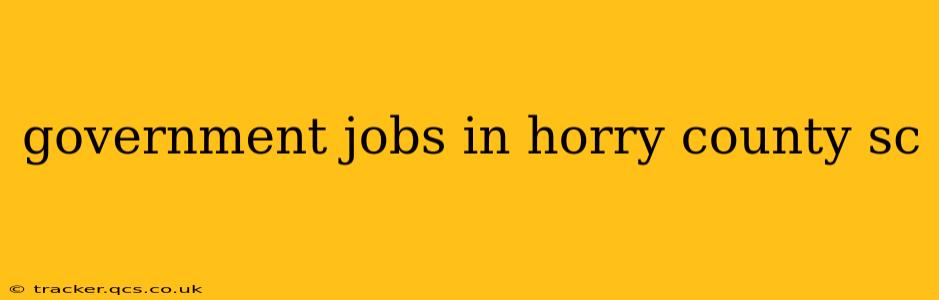 government jobs in horry county sc