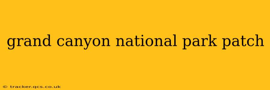grand canyon national park patch