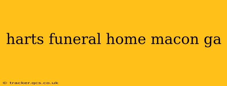 harts funeral home macon ga