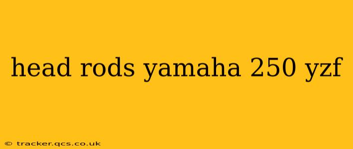 head rods yamaha 250 yzf
