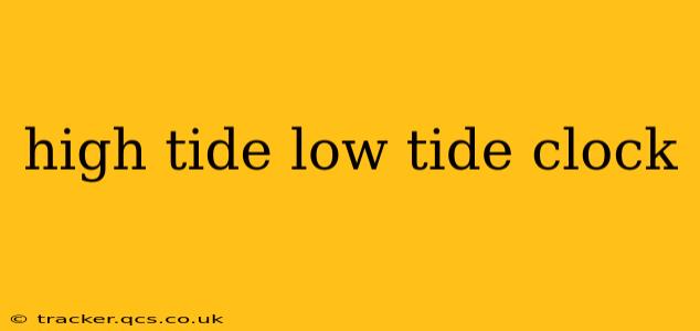 high tide low tide clock
