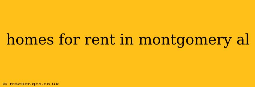 homes for rent in montgomery al