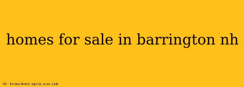 homes for sale in barrington nh