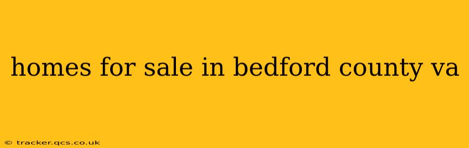 homes for sale in bedford county va