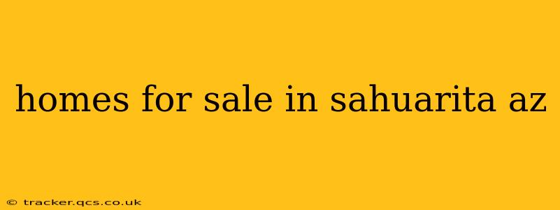 homes for sale in sahuarita az
