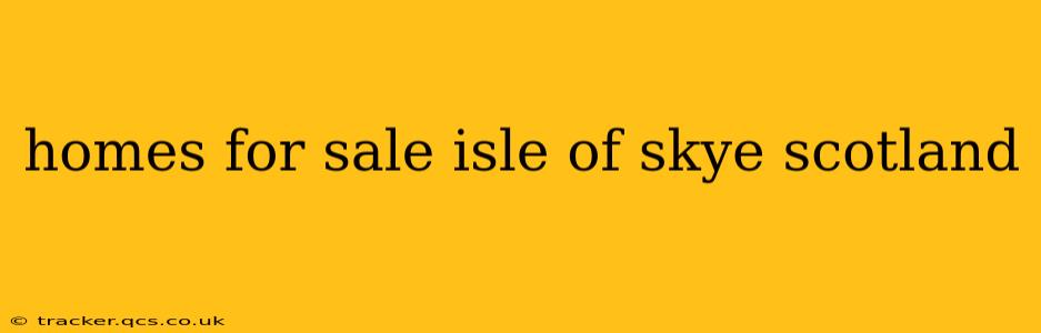 homes for sale isle of skye scotland