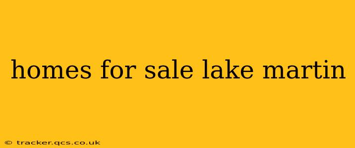 homes for sale lake martin