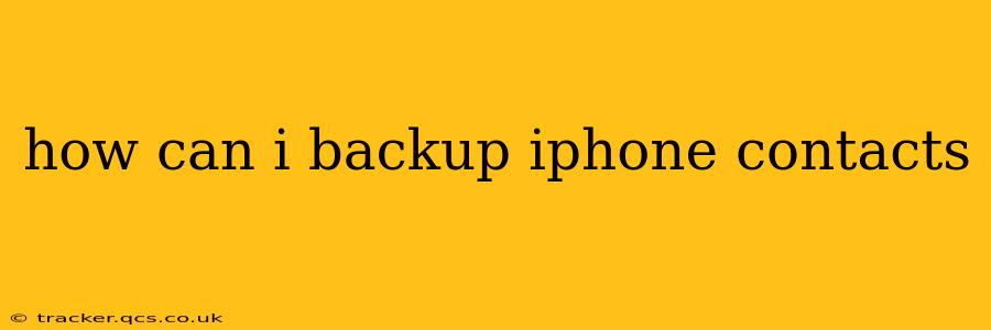 how can i backup iphone contacts