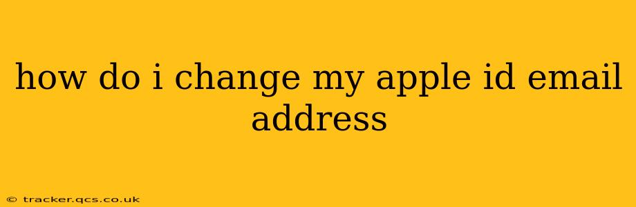 how do i change my apple id email address