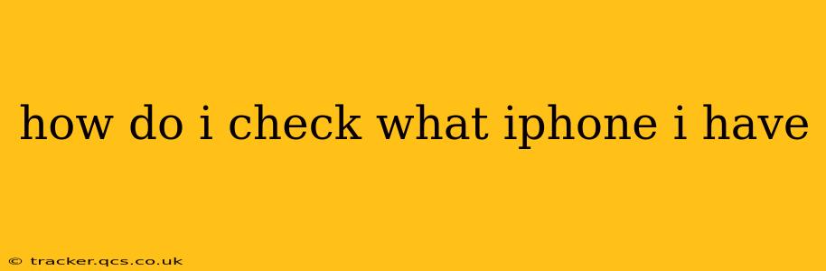 how do i check what iphone i have