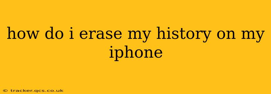 how do i erase my history on my iphone