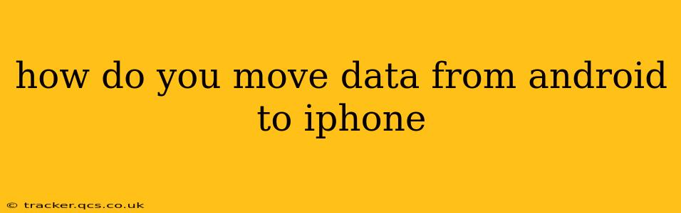 how do you move data from android to iphone