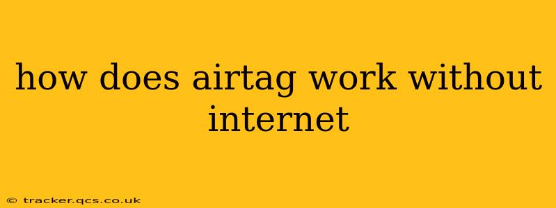 how does airtag work without internet
