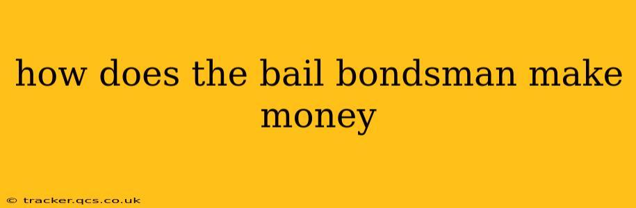 how does the bail bondsman make money