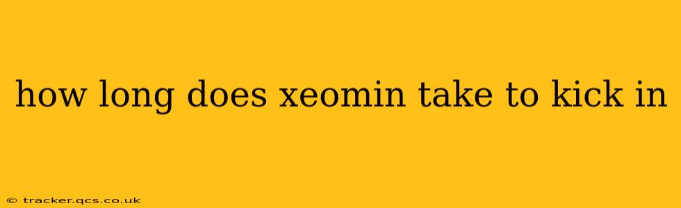 how long does xeomin take to kick in