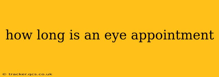 how long is an eye appointment