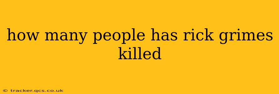 how many people has rick grimes killed