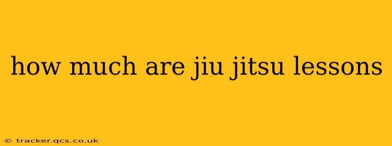 how much are jiu jitsu lessons