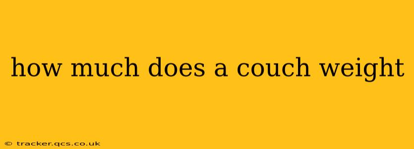 how much does a couch weight