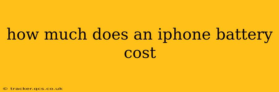 how much does an iphone battery cost