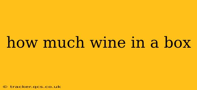how much wine in a box