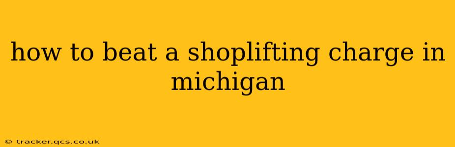 how to beat a shoplifting charge in michigan