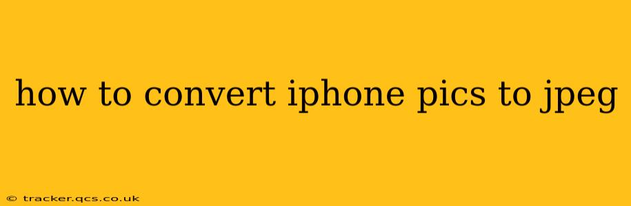 how to convert iphone pics to jpeg