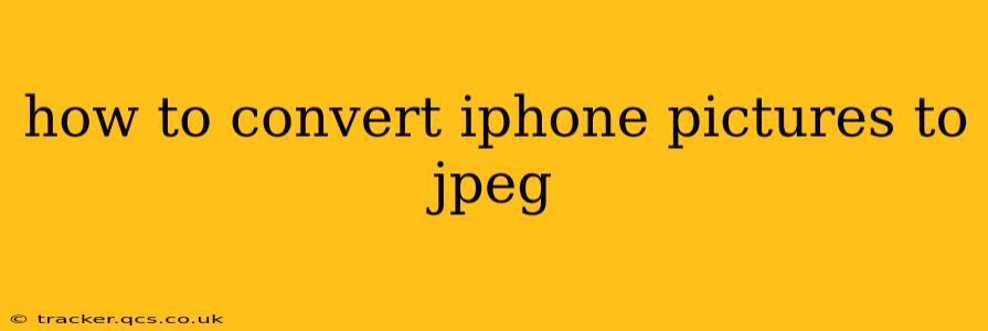 how to convert iphone pictures to jpeg