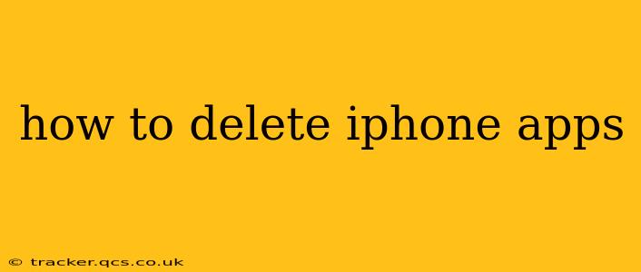 how to delete iphone apps