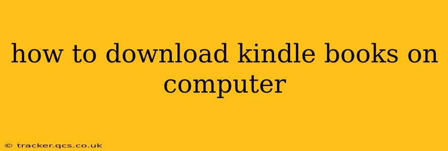 how to download kindle books on computer