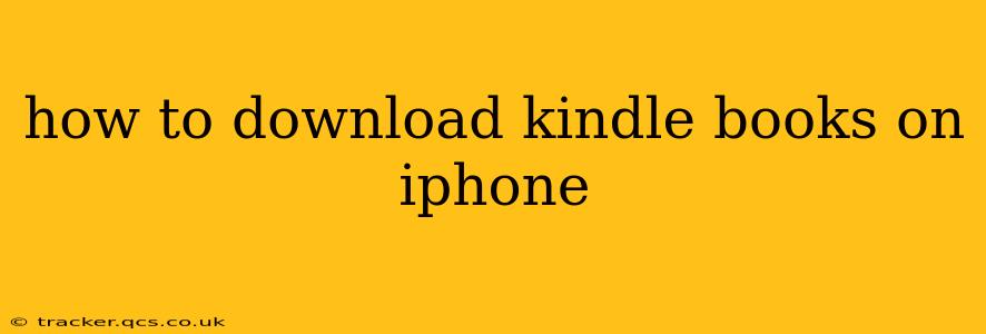 how to download kindle books on iphone