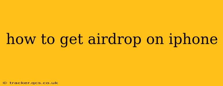 how to get airdrop on iphone
