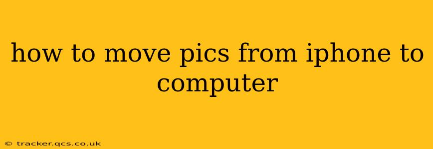 how to move pics from iphone to computer