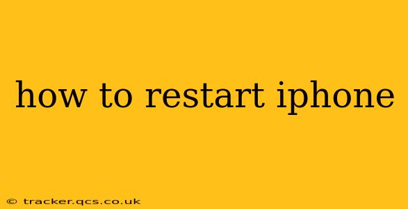 how to restart iphone